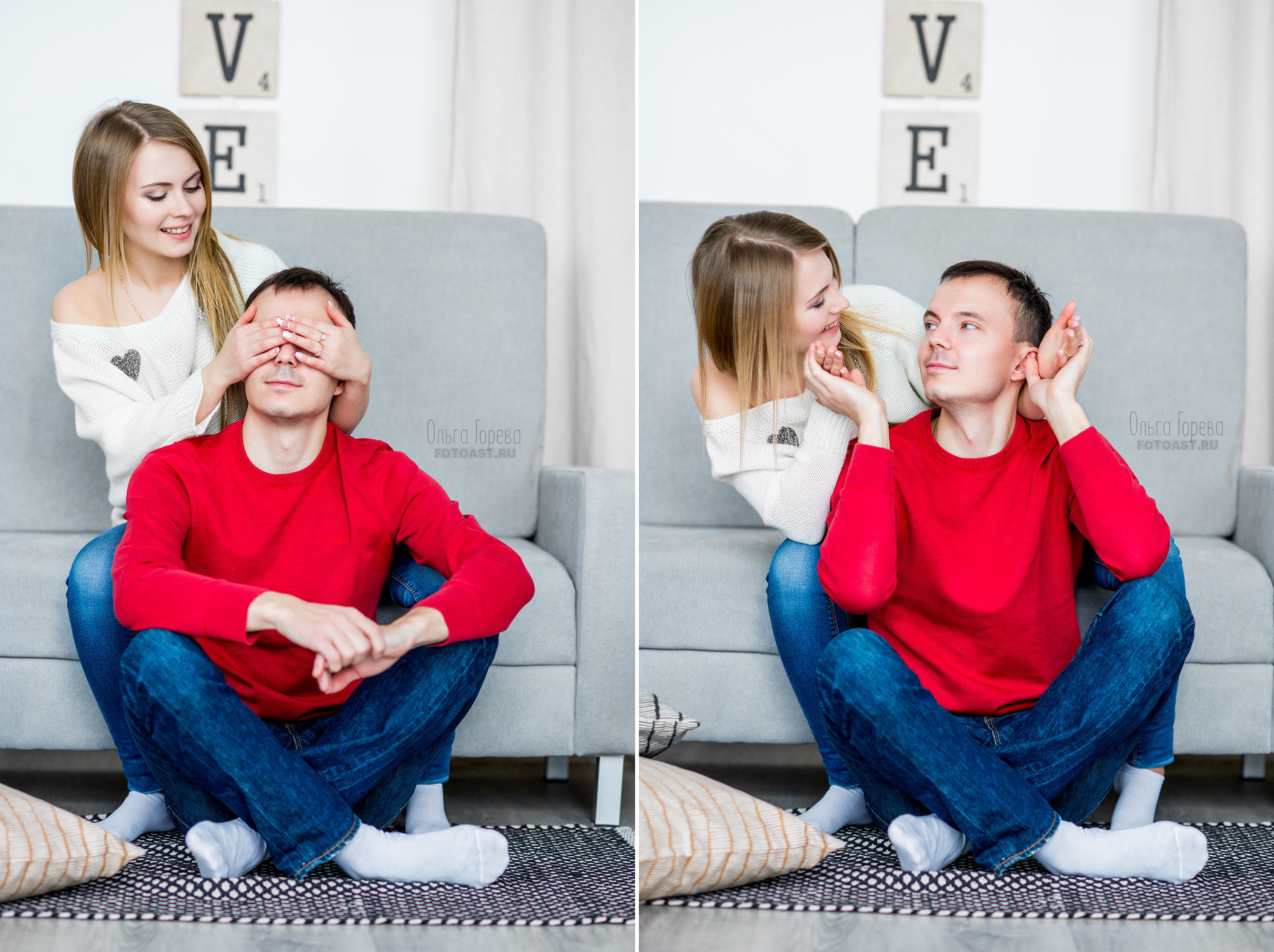 Lovestory в фотостудии в Кирове