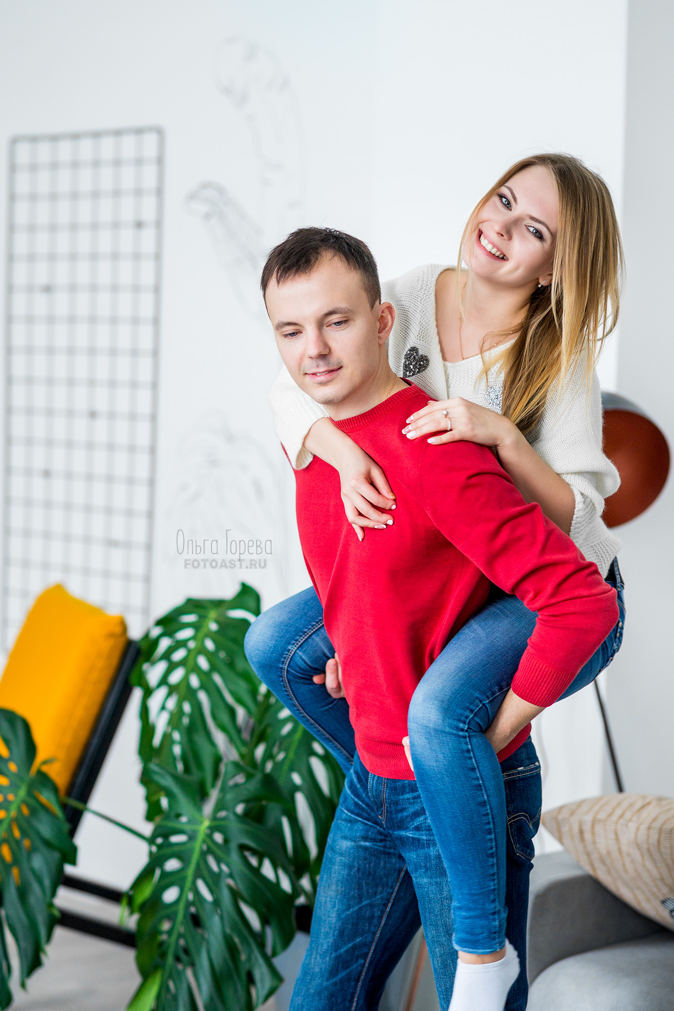 Lovestory в фотостудии в Кирове