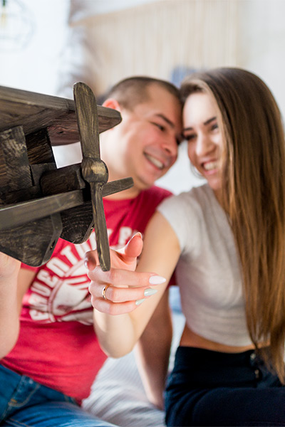 Lovestory в фотостудии в Кирове. Фотосессия для двоих.