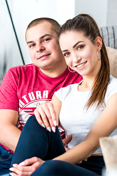 Lovestory в фотостудии в Кирове. Фотосессия для двоих.