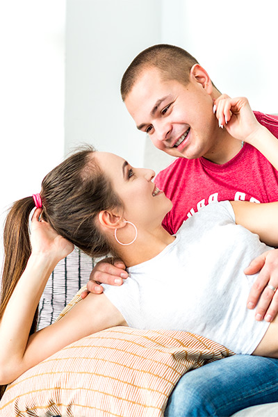 Lovestory в фотостудии в Кирове. Фотосессия для двоих.