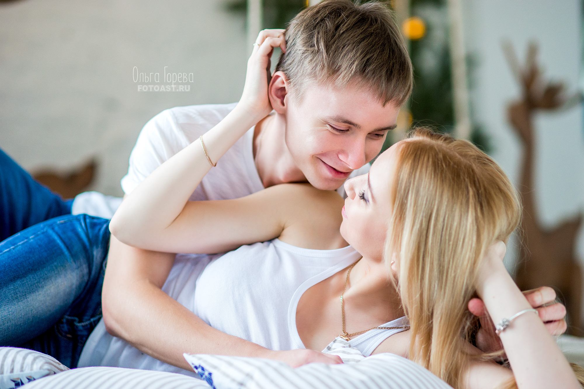Новогоднее lovestory в фотостудии в Кирове