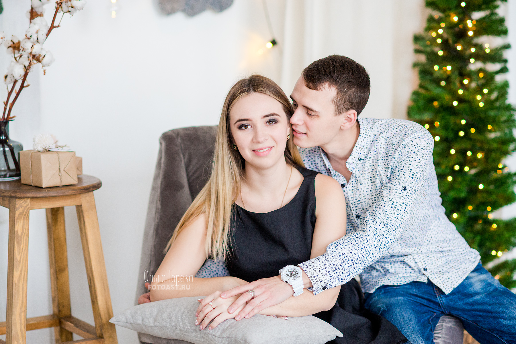 Новогодняя фотосессия в фотостудии Light Up, Киров