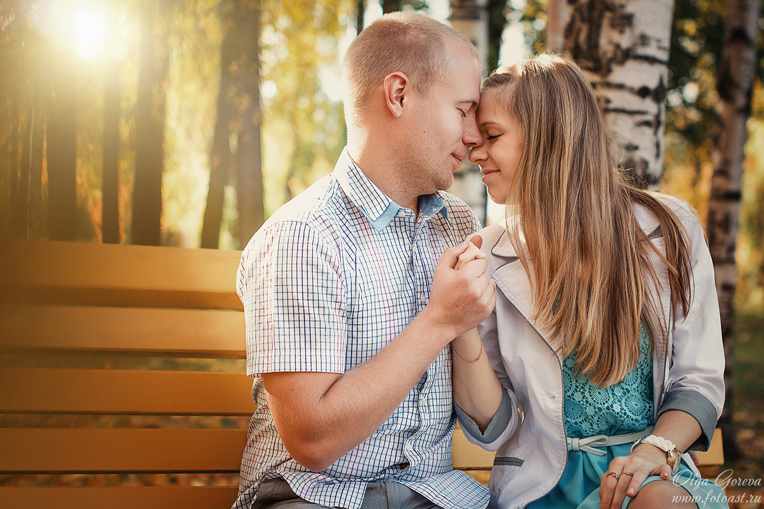 Осенняя фотосессия на улице, lovestory