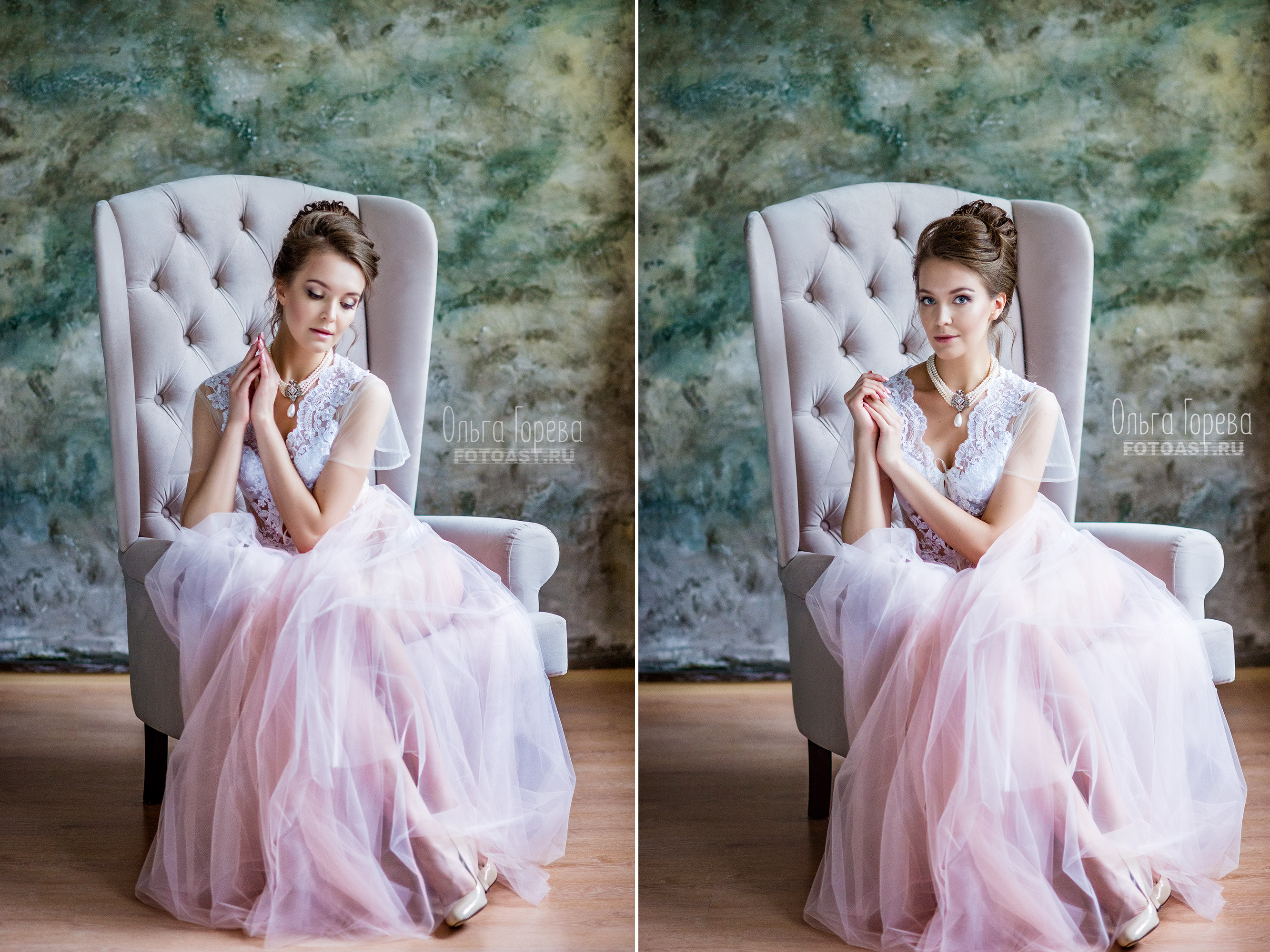Фотосессия в будуарном платье. Утро невесты в Кирове