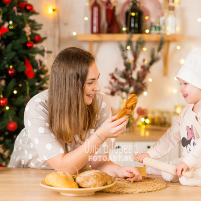 Семейная новогодняя фотосессия в студии "Свобода" (Киров) - фото 7